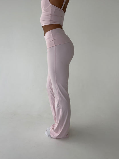 Kyleen | Roze Flared Legging