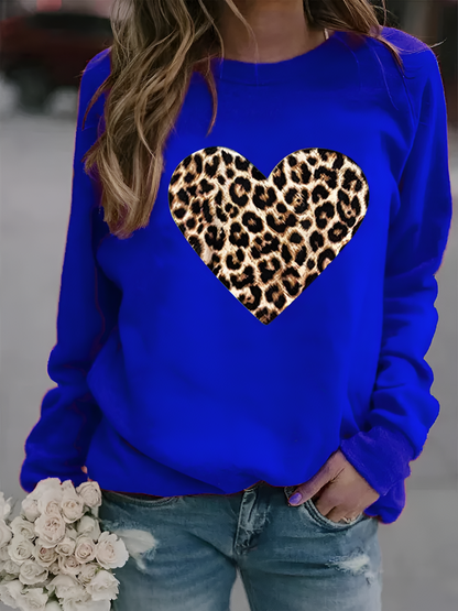 Coralie - Sweatshirt met Dierenprint