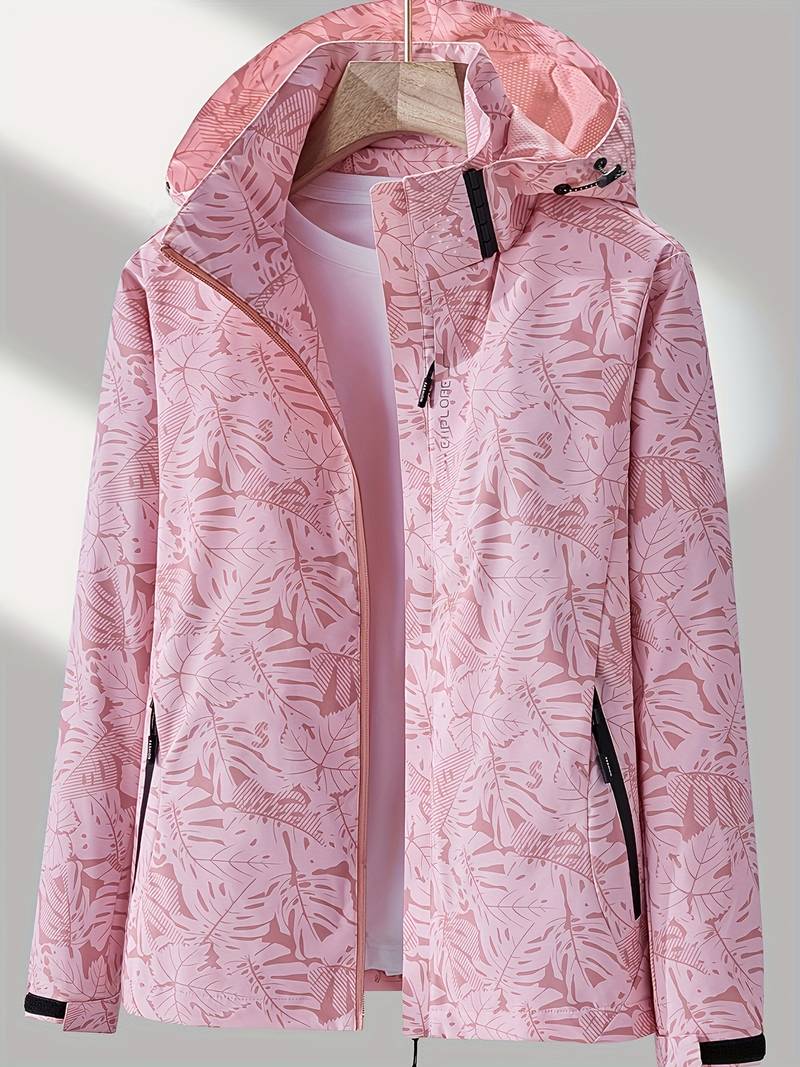 Dames Waterdichte Windbreaker Jas – Lichtgewicht, Zwart, Ideaal voor Buitenactiviteiten en Regenachtige Dagen