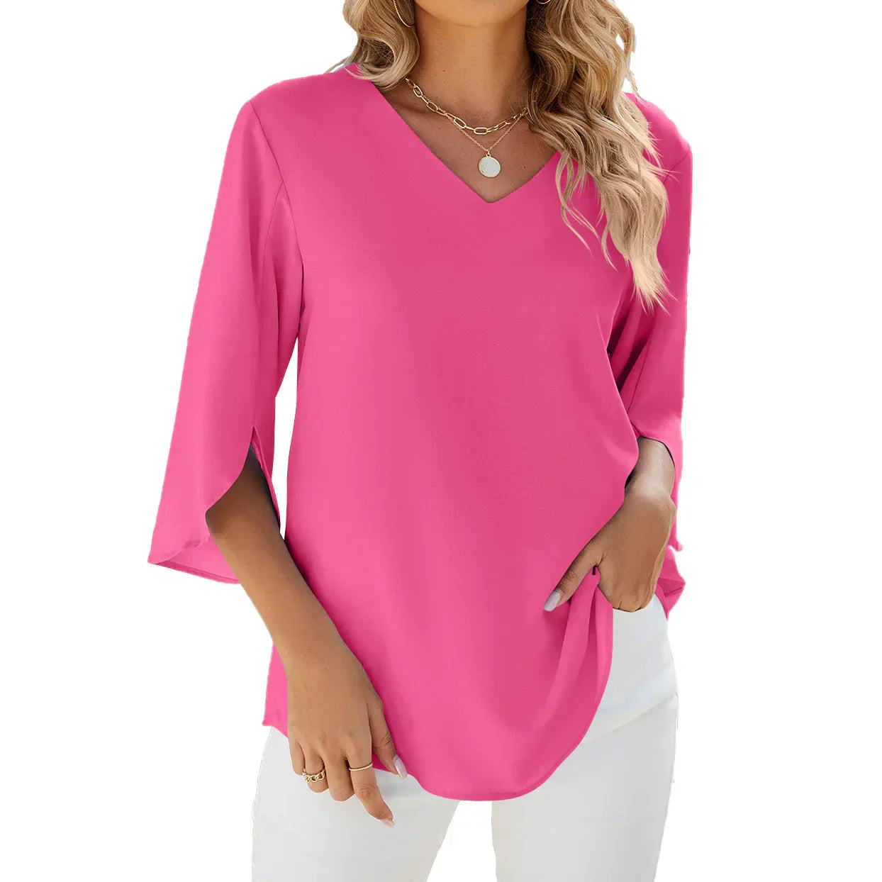Nimra - V-hals Blouse
