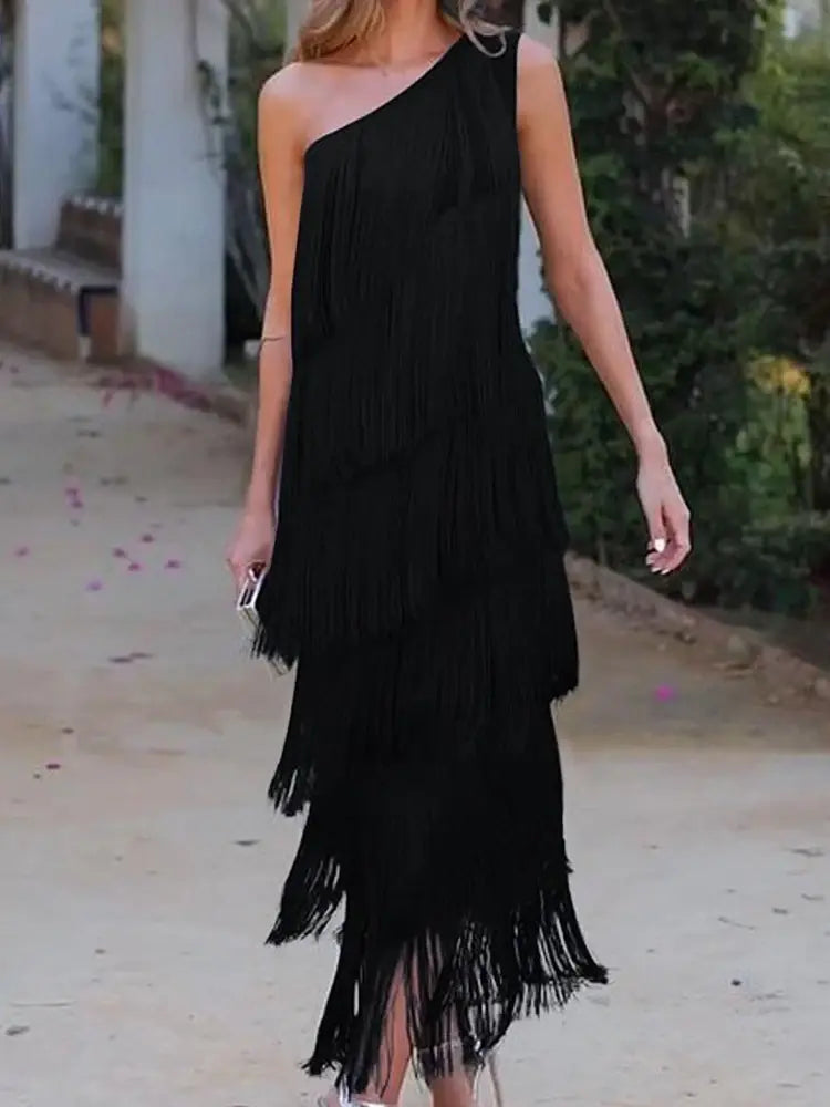 Bella - Andalusisch Fringe Jurk