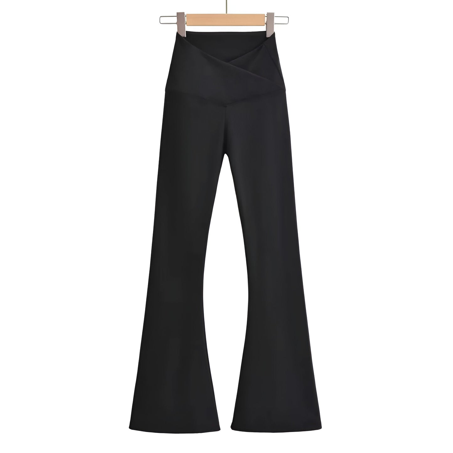 Trendy Comfortabele Vrouwen Flared Broek met Hoge Taille