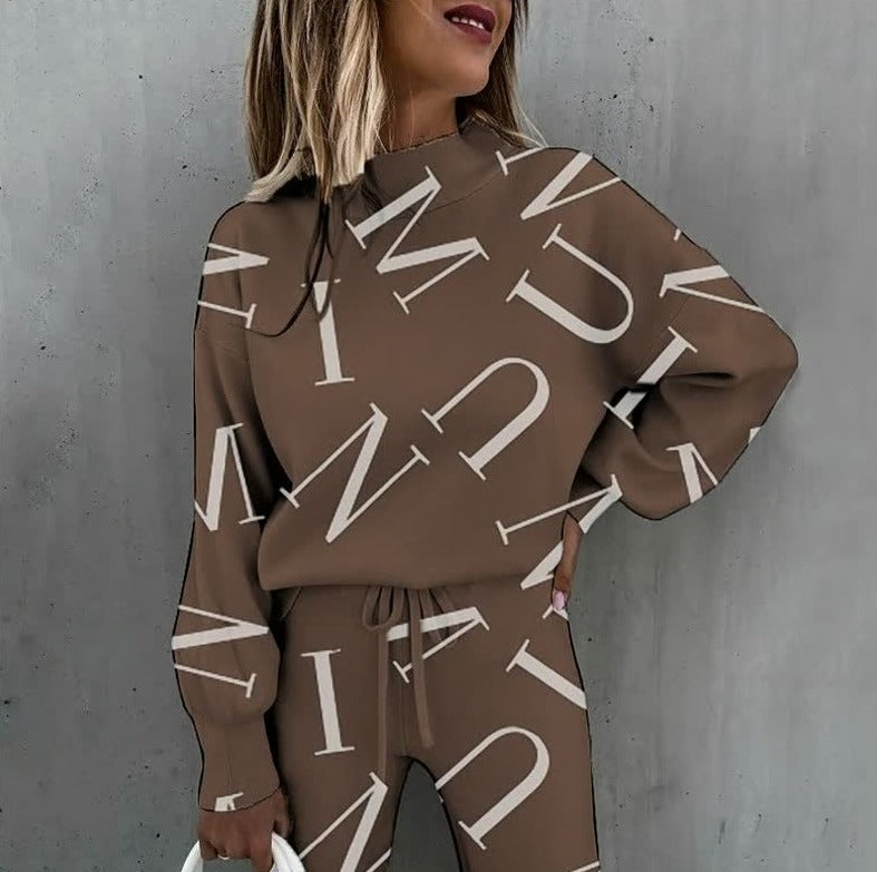 Dames Casual Trainingspak – Comfortabele Set voor Herfst en Sportactiviteiten