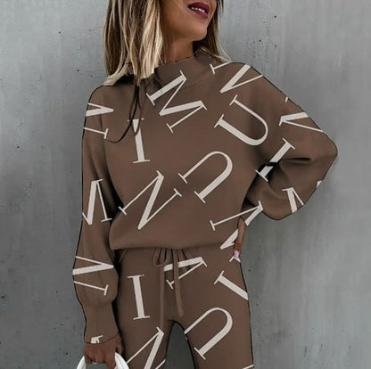 Dames Casual Trainingspak – Comfortabele Set voor Herfst en Sportactiviteiten