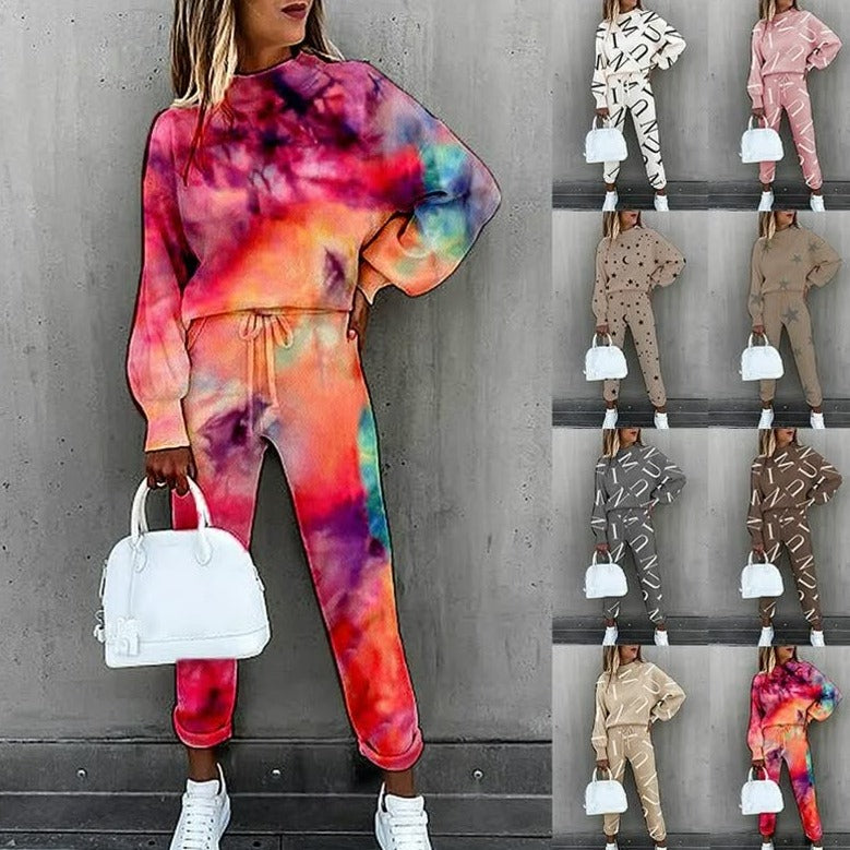 Dames Casual Trainingspak – Comfortabele Set voor Herfst en Sportactiviteiten