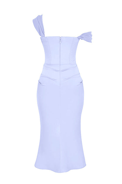 Esmée - Lange Jurk met Elegant Satijnen Korset