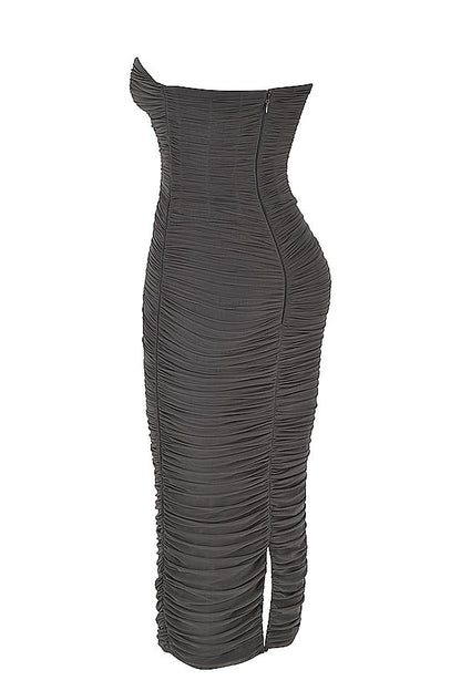 Olivia - Strapless Lange Jurk