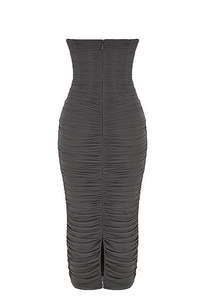 Olivia - Strapless Lange Jurk