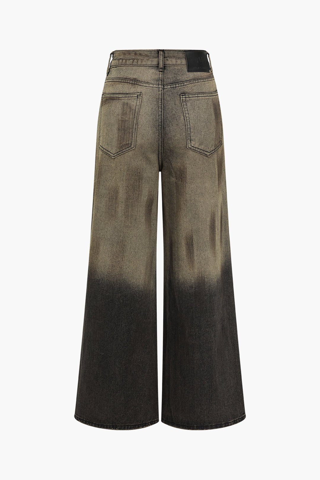 Emmi | Trendy Wide Leg Ombre-Jeans