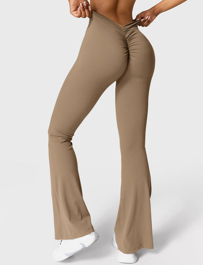 Mary | Flared Scrunch Leggings