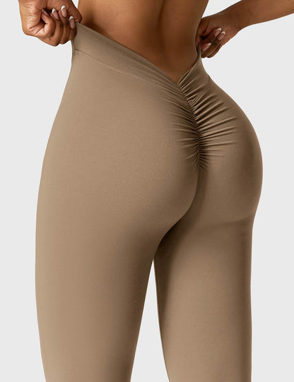 Mary | Flared Scrunch Leggings