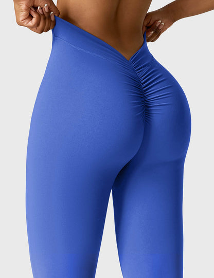 Mary | Flared Scrunch Leggings