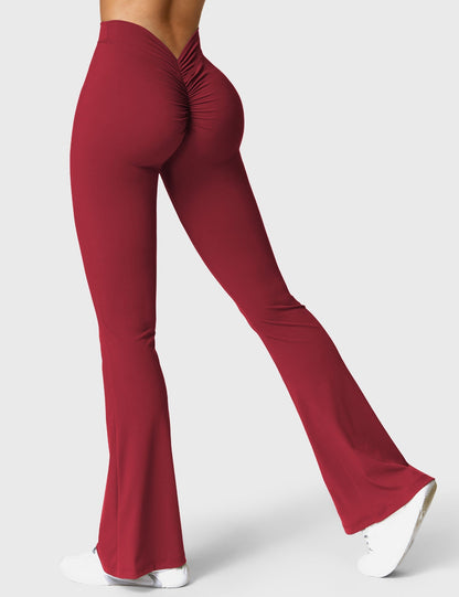 Mary | Flared Scrunch Leggings