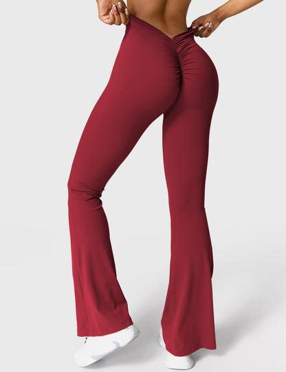 Mary | Flared Scrunch Leggings