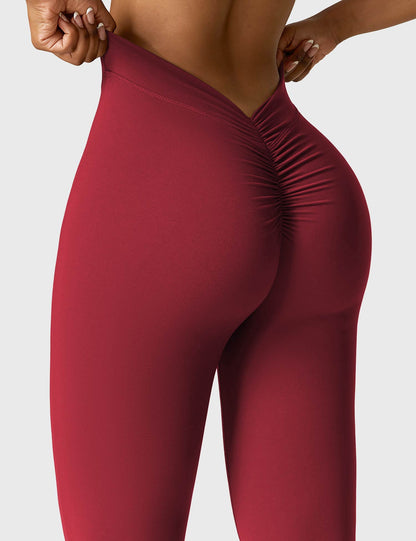 Mary | Flared Scrunch Leggings