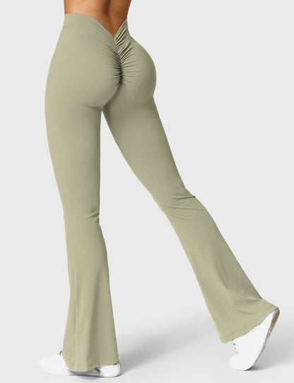 Mary | Flared Scrunch Leggings