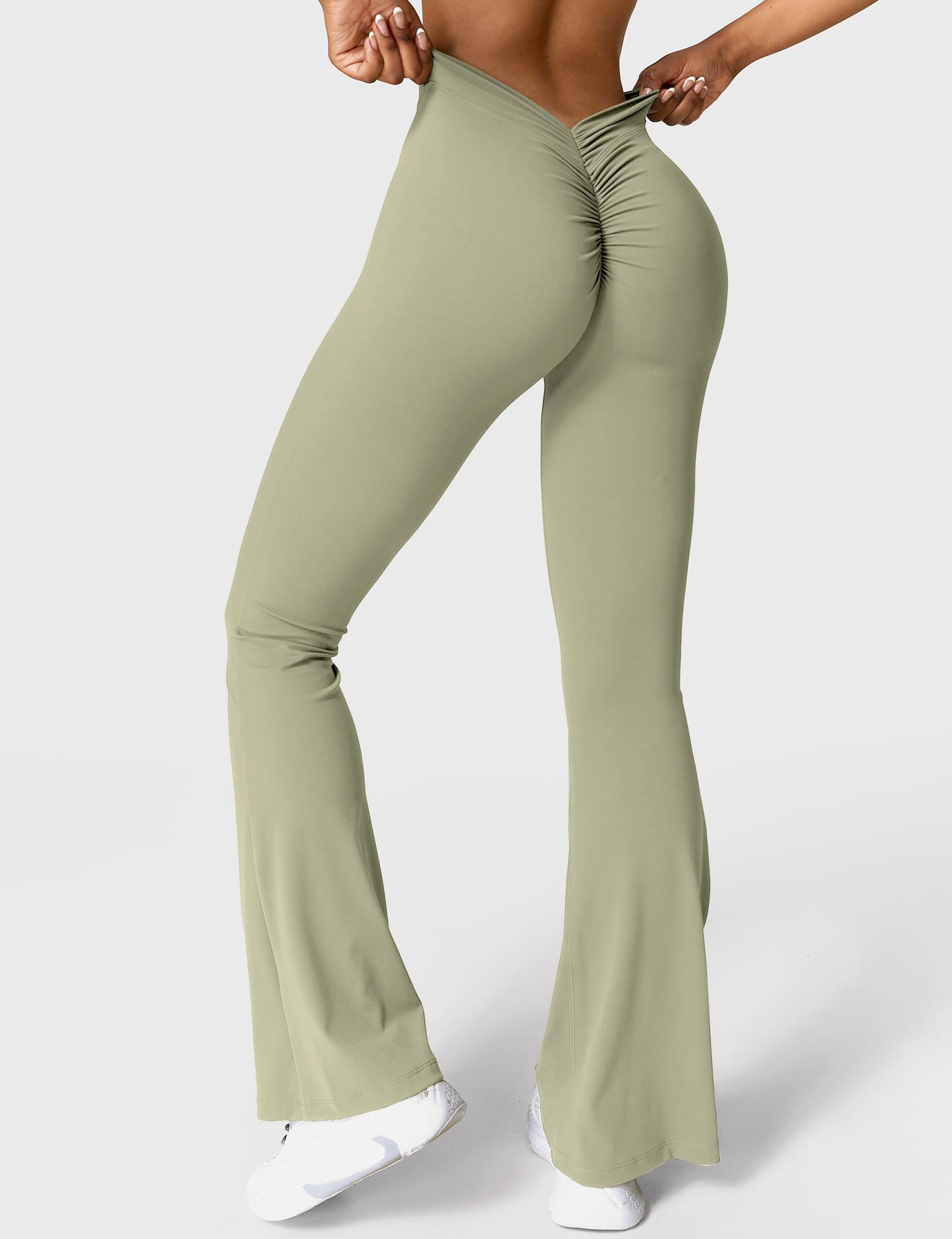 Mary | Flared Scrunch Leggings