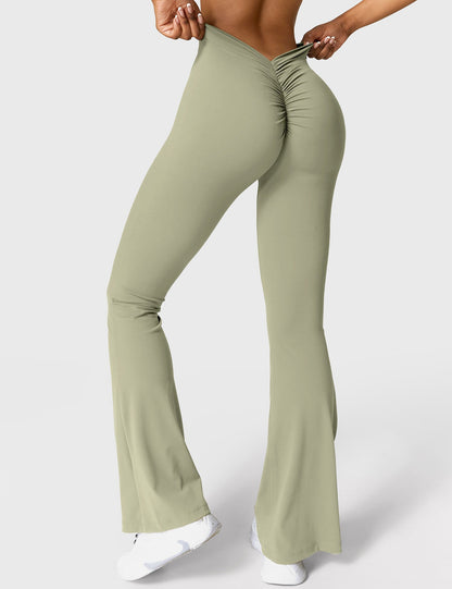 Mary | Flared Scrunch Leggings