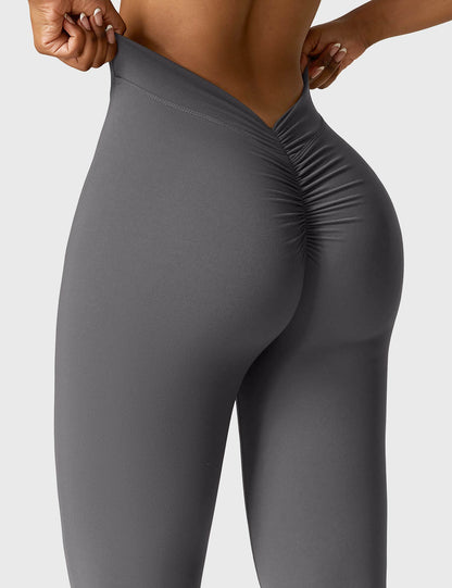 Mary | Flared Scrunch Leggings