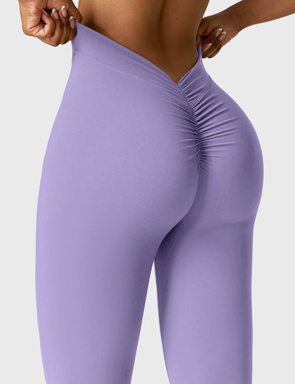 Mary | Flared Scrunch Leggings