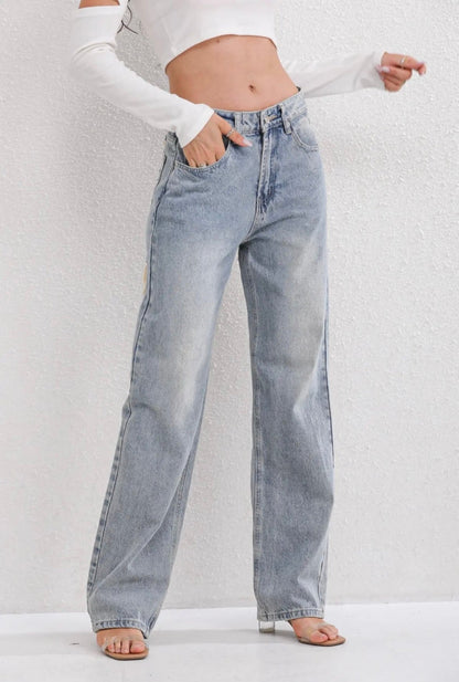 Vintage Ripped Jeans High Waist